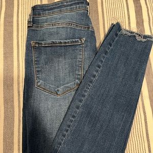 STS Blue raw hem skinny jeans size 31